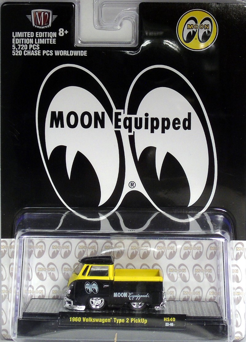 M2 Machines Hobby Dealer Exclusive Release HS40 1960 VW Single Cab Truck MOONEYES